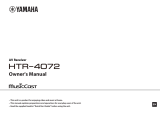Yamaha HTR-4072 Manuale del proprietario
