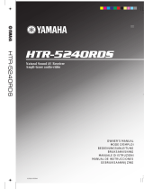 Yamaha HTR-5240RDS Manuale utente