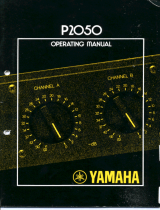 Yamaha P2050 Manuale del proprietario