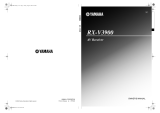 Yamaha RX V3900 - AV Network Receiver Manuale utente