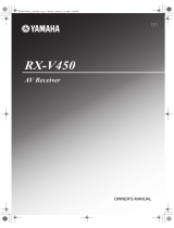 Yamaha RX-V450 Manuale utente