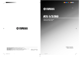 Yamaha RX-V596 Manuale utente
