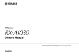 Yamaha RX-A1030BL Manuale utente
