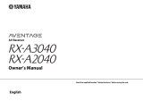 Yamaha Aventage RX-A3040 Manuale del proprietario