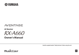 Yamaha RX-A660 Manuale del proprietario