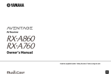 Yamaha RX-A760 Manuale del proprietario