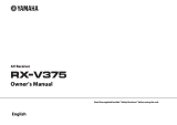 Yamaha RX-V375 Manuale del proprietario