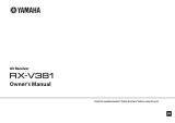 Yamaha RX-V381 Manuale del proprietario
