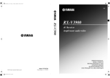 Yamaha RX-V3900 Manuale del proprietario