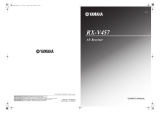Yamaha RX-V457 Manuale del proprietario