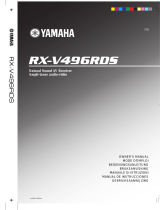 Yamaha RX-V496RDS Manuale utente