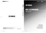 Yamaha RX-V596RDS Manuale del proprietario
