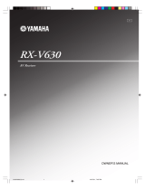 Yamaha RX-V630 Manuale utente