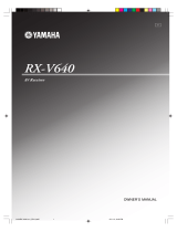 Yamaha RX-V640 Manuale del proprietario
