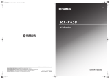 Yamaha RX-V650 Manuale utente