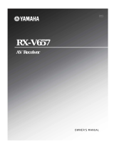 Yamaha RX-V657 Manuale del proprietario