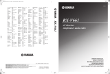 Yamaha RX-V661 Manuale del proprietario