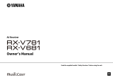 Yamaha RX-V781 Manuale del proprietario