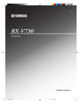 Yamaha RX-V730 Manuale utente