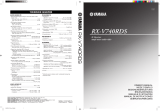 Yamaha RX-V740RDS Manuale del proprietario