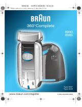 Braun 8990, 8985, 360°Complete Manuale utente