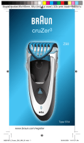 Braun Z50, CruZer3 Manuale utente