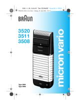 Braun 3520, 3511, 3508, micron vario Manuale utente