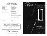 Dcm TF-400 Series Two Manuale del proprietario