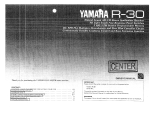 Yamaha R-30 Manuale del proprietario