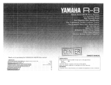 Yamaha R-8 Manuale del proprietario