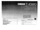 Yamaha T-1020 Manuale del proprietario