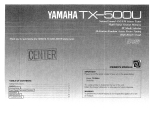 Yamaha TX-500U Manuale del proprietario