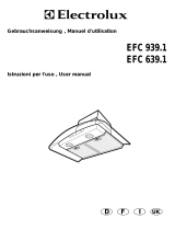 Electrolux EFC939.1X/CH Manuale utente