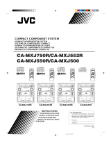 JVC CA-MXJ500 Manuale utente