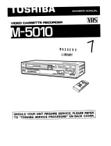 Toshiba M-5010 Manuale del proprietario
