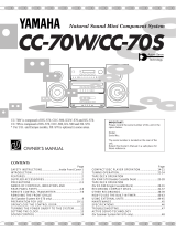 Yamaha cc 70 Manuale utente