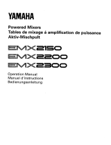Yamaha EMX2300 Manuale del proprietario