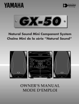 Yamaha GX-50RDS Manuale del proprietario