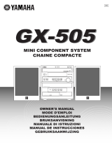 Yamaha GX-505 Manuale del proprietario
