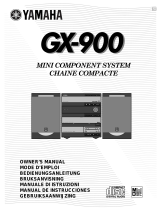 Yamaha GX-900RDS Manuale del proprietario