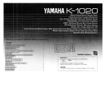 Yamaha K-1020 Manuale del proprietario