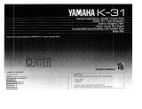 Yamaha K-31 Manuale del proprietario