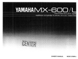 Yamaha MX-600 Manuale del proprietario
