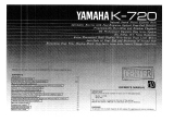 Yamaha K-720 Manuale del proprietario