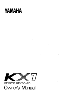 Yamaha KX1 Manuale del proprietario