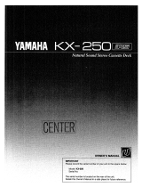 Yamaha KX-250 Manuale del proprietario