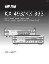 Yamaha KX-493 Manuale utente