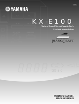 Yamaha KX-E100 Manuale utente