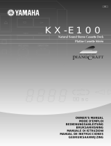 Yamaha KX-E100 Manuale del proprietario
