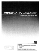 Yamaha KX-W262 Manuale del proprietario